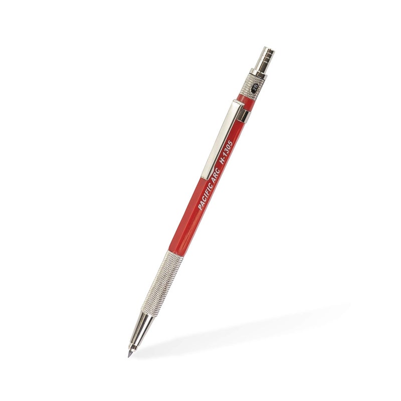 Pacific Arc 2mm Lead Holder and Lead Sharpener, Red Drafting Pencil for Artist Drawing, Drafting, and Sketching - Image 1